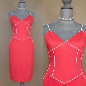 Vintage Laundry by Shelli Segal Pink Sheath Dress